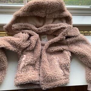 Abercrombie & Fitch Pink Women’s Sherpa Jacket